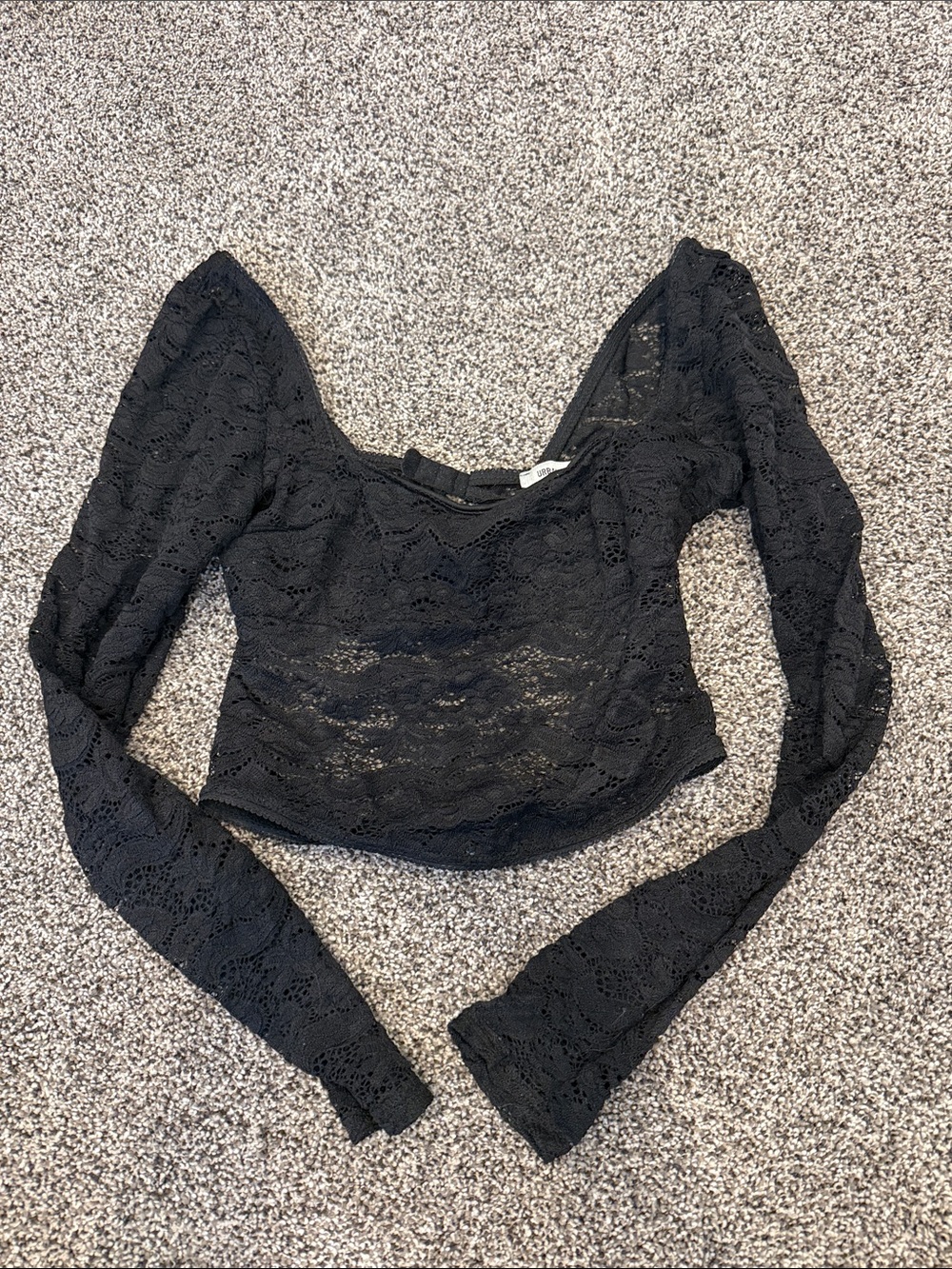 Black Lacey Top